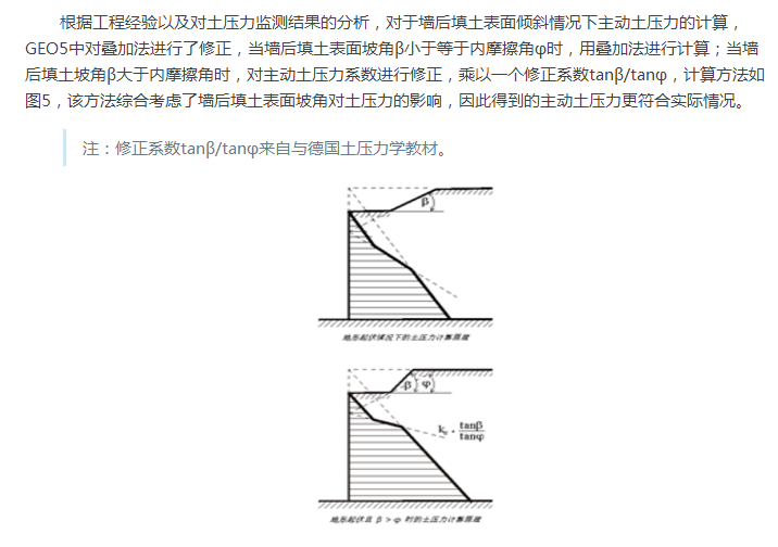 挡土墙后填土表面坡角β大于内摩擦角φ(对于粘土,综合内摩擦角?